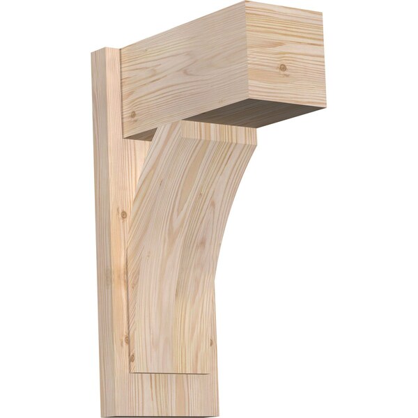 Ekena Millwork Thorton Block Smooth Outlooker, Douglas Fir, 7 1/2"W x 14"D x 22"H OUT08X14X22THR05SDF - main